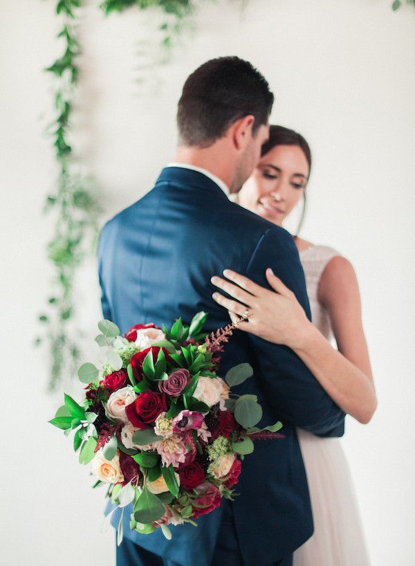  Romantic Blush and Rose Gold Downtown Phoenix Wedding