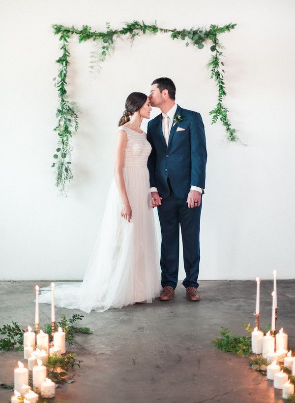  Romantic Blush and Rose Gold Downtown Phoenix Wedding