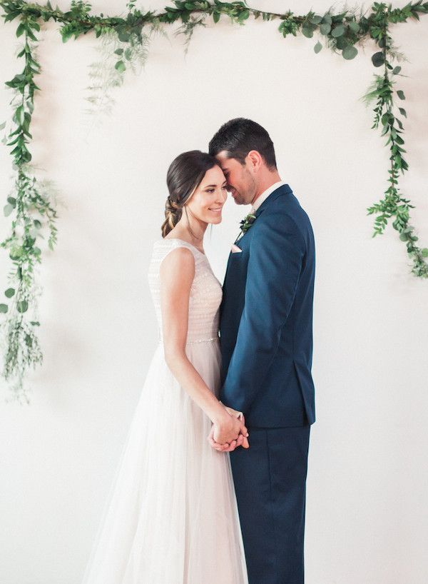  Romantic Blush and Rose Gold Downtown Phoenix Wedding