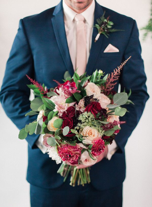  Romantic Blush and Rose Gold Downtown Phoenix Wedding