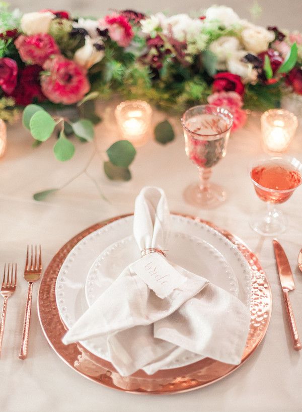  Romantic Blush and Rose Gold Downtown Phoenix Wedding