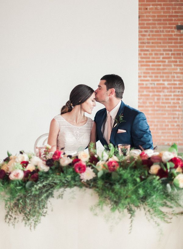  Romantic Blush and Rose Gold Downtown Phoenix Wedding