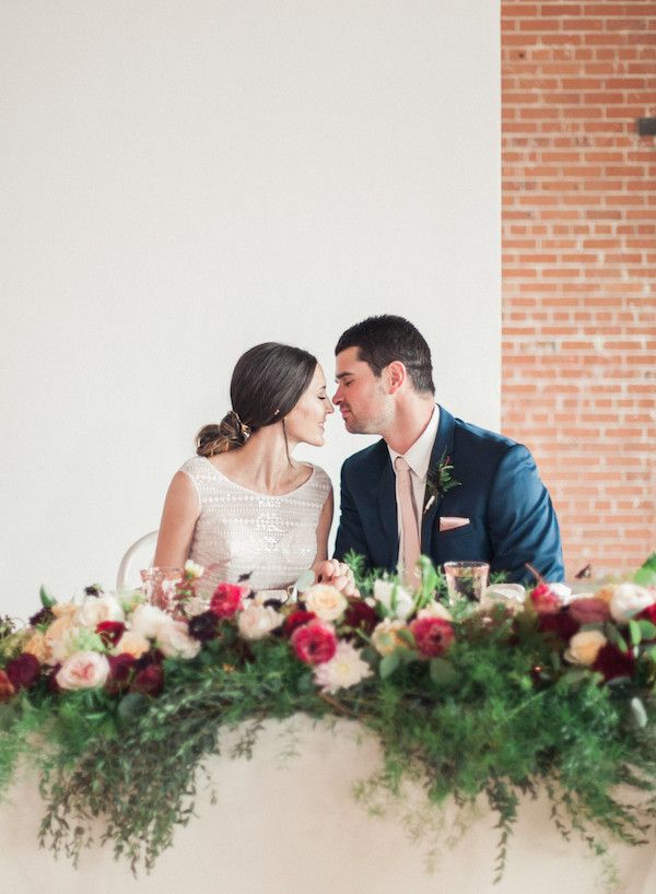  Romantic Blush and Rose Gold Downtown Phoenix Wedding