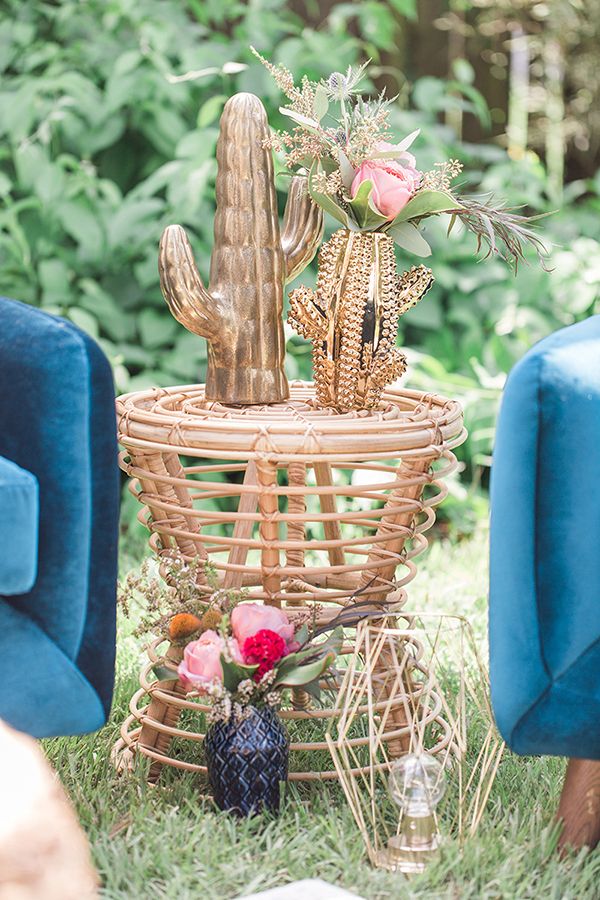  Stylish Blue and Boho Wedding Inspiration Made for the Summer