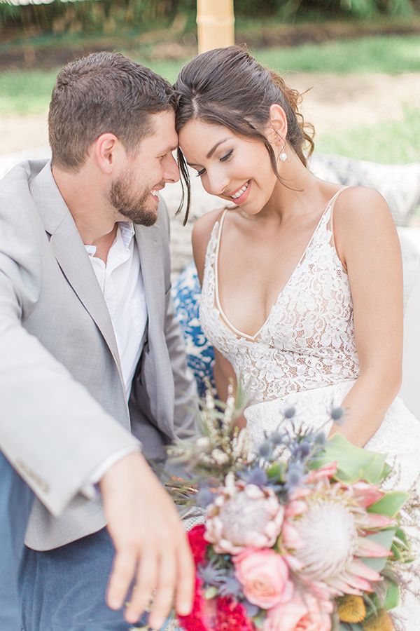  Stylish Blue and Boho Wedding Inspiration Made for the Summer