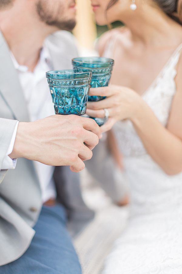  Stylish Blue and Boho Wedding Inspiration Made for the Summer