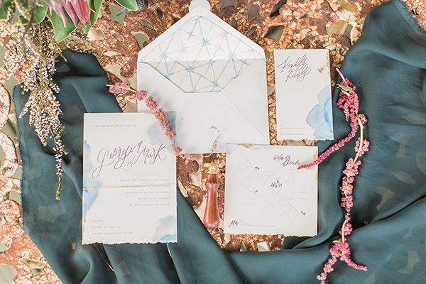  Stylish Blue and Boho Wedding Inspiration Made for the Summer