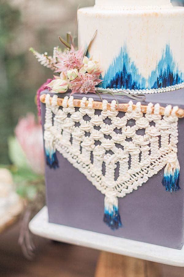  Stylish Blue and Boho Wedding Inspiration Made for the Summer