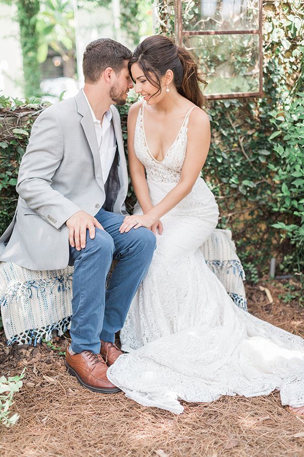  Stylish Blue and Boho Wedding Inspiration Made for the Summer