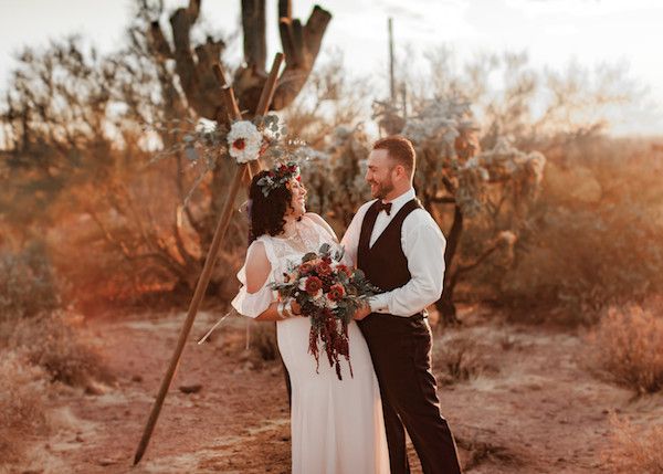 Bohemian Wedding in Mesa, Arizona border=