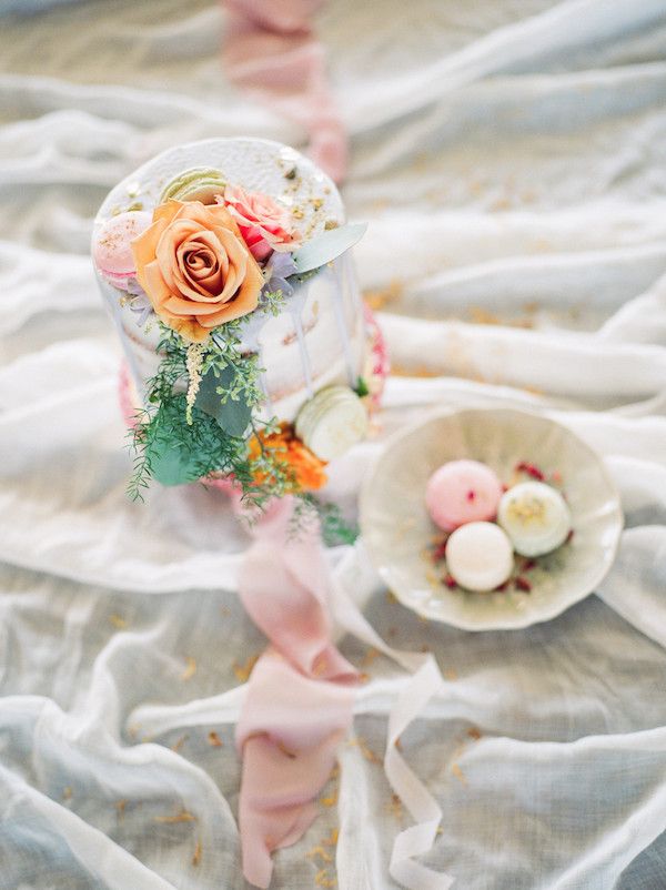  Romantic Floral Filled Bridal Portraits on Film 