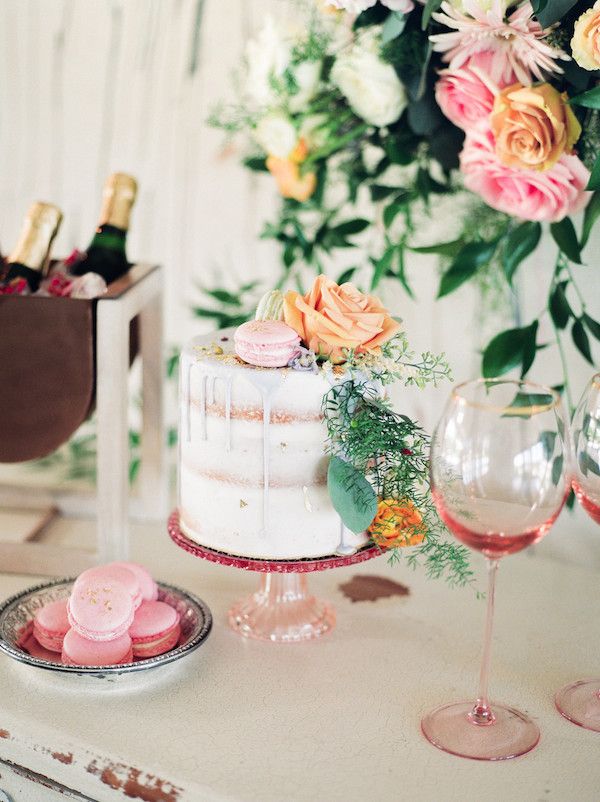  Romantic Floral Filled Bridal Portraits on Film 