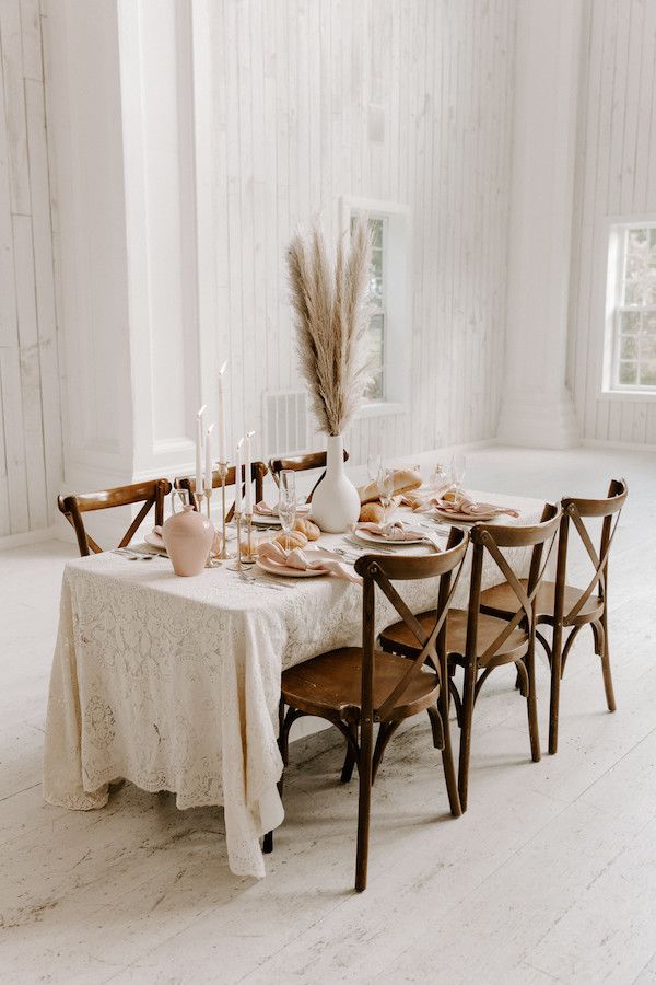  Brown & Blush Tones at The White Sparrow Barn