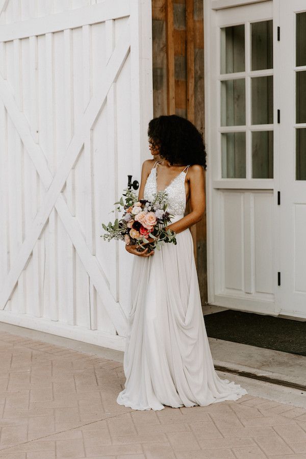  Brown & Blush Tones at The White Sparrow Barn