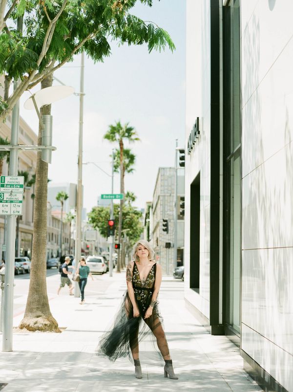  Daring and Nouveau Bridal Session in Beverly Hills