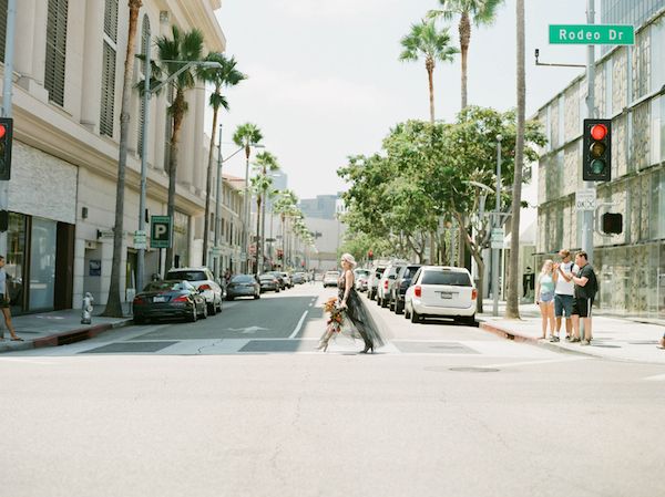  Daring and Nouveau Bridal Session in Beverly Hills