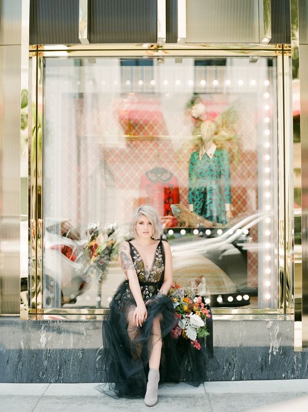  Daring and Nouveau Bridal Session in Beverly Hills