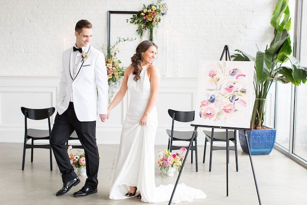  Painterly Chicago Wedding Inspo with Colorful Details Galore!