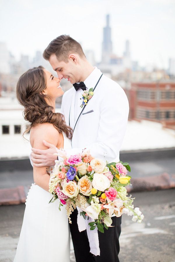  Painterly Chicago Wedding Inspo with Colorful Details Galore!