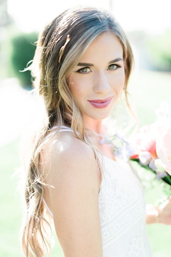 Romantic Blush and Blue Spring Nuptials
