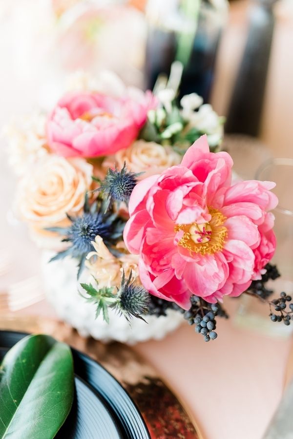Romantic Blush and Blue Spring Nuptials