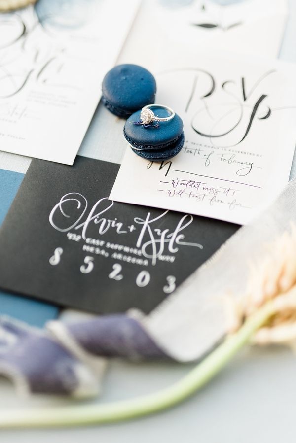 Romantic Blush and Blue Spring Nuptials