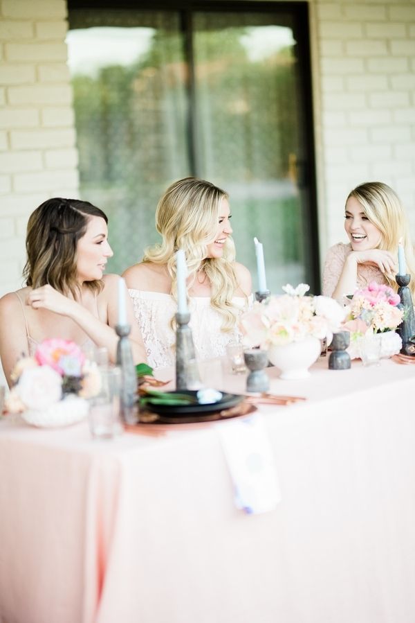  Romantic Blush and Blue Spring Nuptials