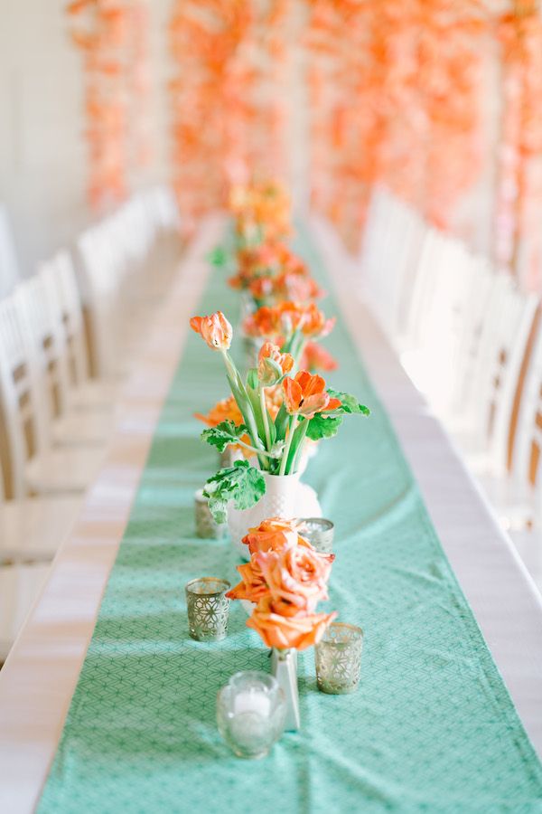  Bright & Bold Modern Rehearsal Dinner