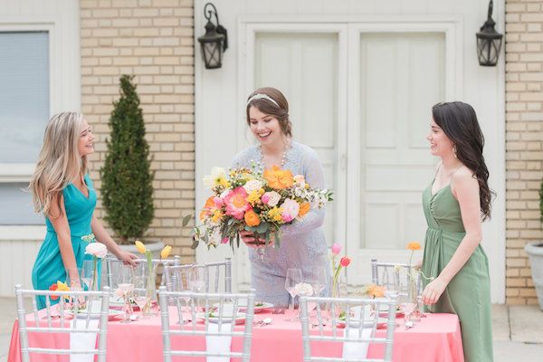  Citrus Inspired Bridal Brunch with Mimosas