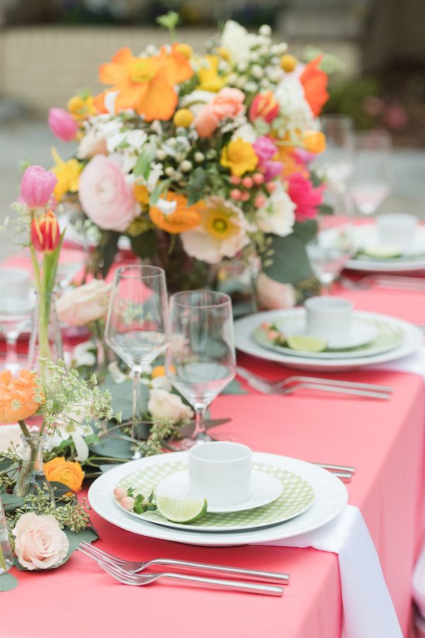  Citrus Inspired Bridal Brunch with Mimosas