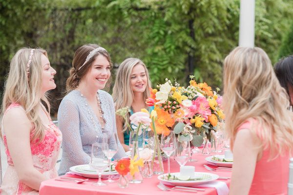  Citrus Inspired Bridal Brunch with Mimosas