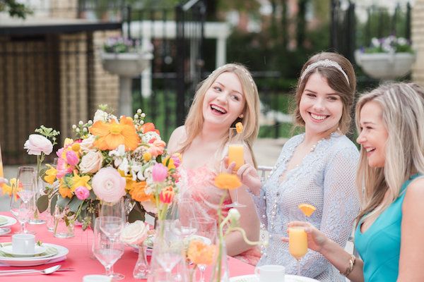  Citrus Inspired Bridal Brunch with Mimosas