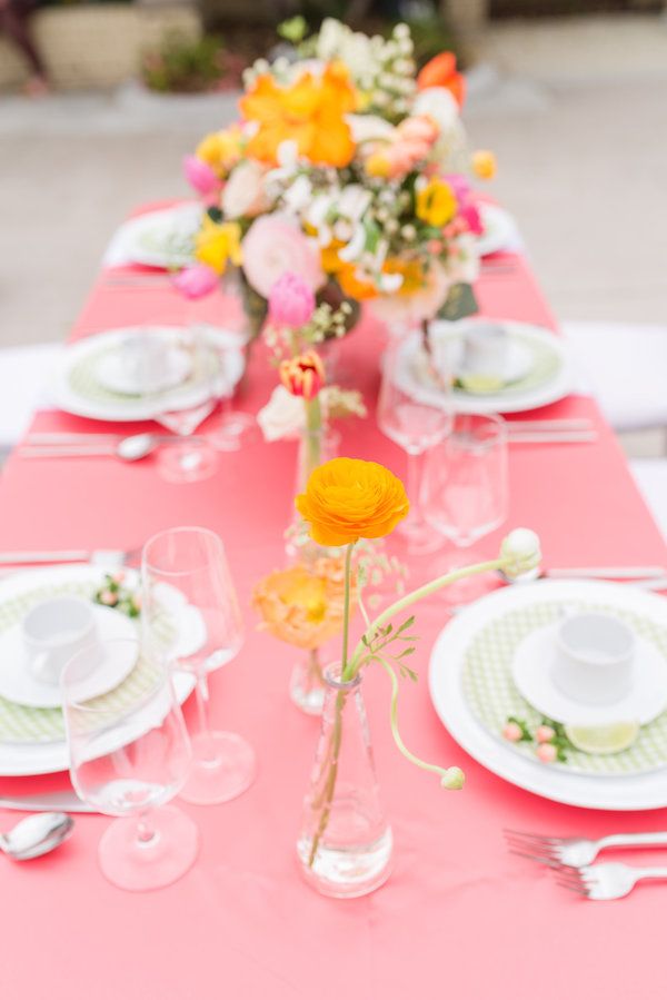  Citrus Inspired Bridal Brunch with Mimosas