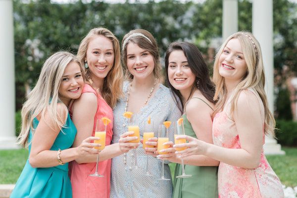  Citrus Inspired Bridal Brunch with Mimosas