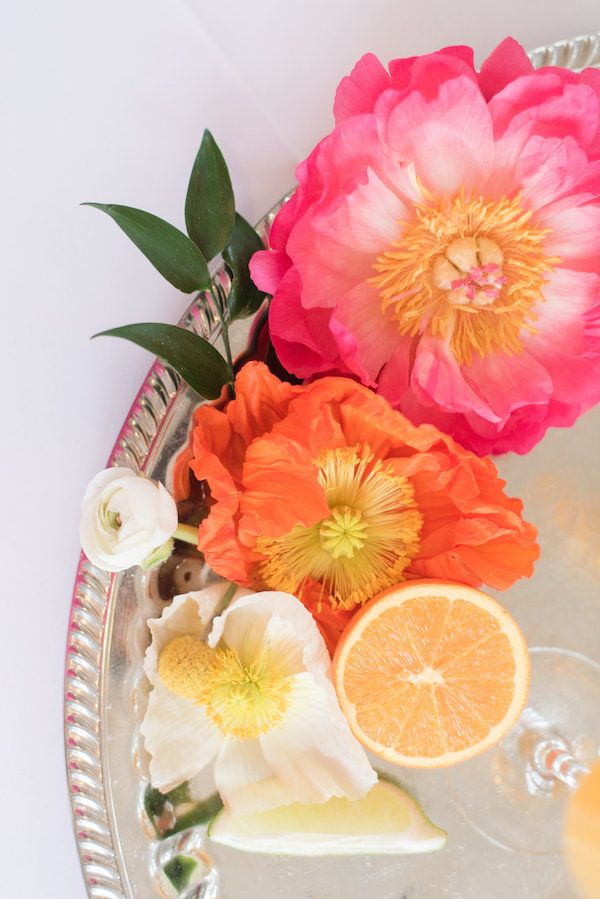  Citrus Inspired Bridal Brunch with Mimosas