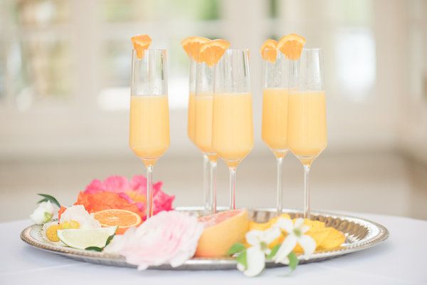  Citrus Inspired Bridal Brunch with Mimosas