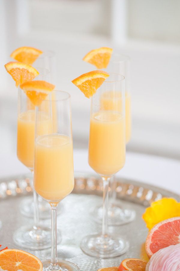  Citrus Inspired Bridal Brunch with Mimosas