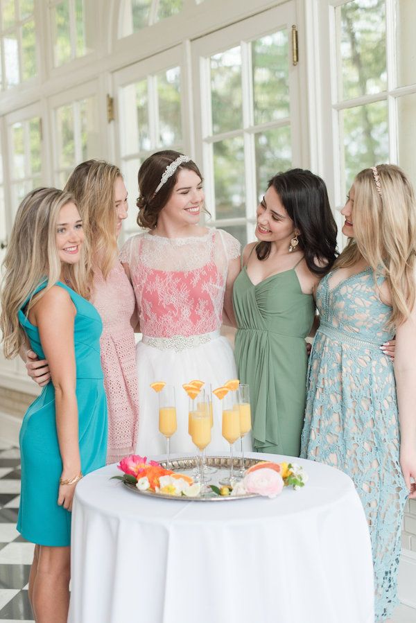  Citrus Inspired Bridal Brunch with Mimosas