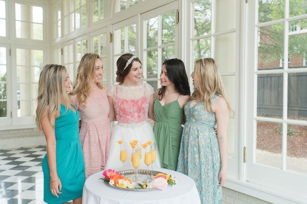  Citrus Inspired Bridal Brunch with Mimosas