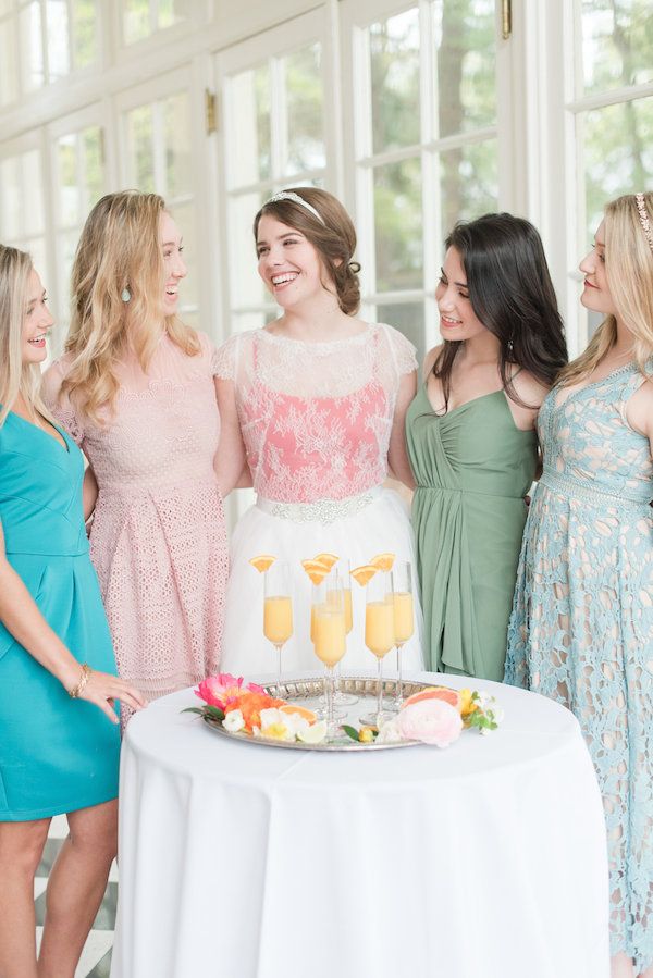  Citrus Inspired Bridal Brunch with Mimosas