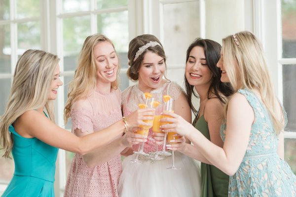  Citrus Inspired Bridal Brunch with Mimosas