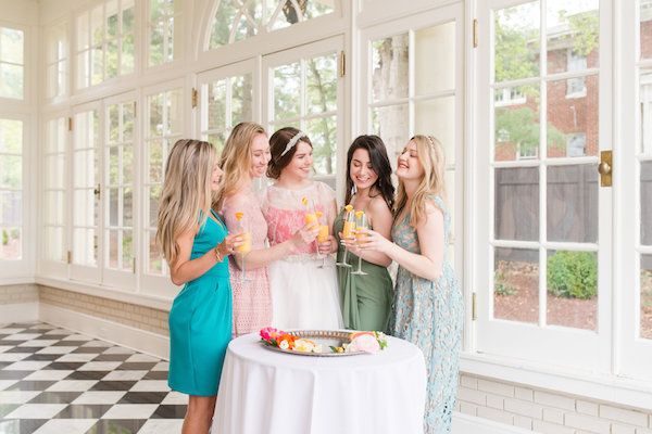  Citrus Inspired Bridal Brunch with Mimosas