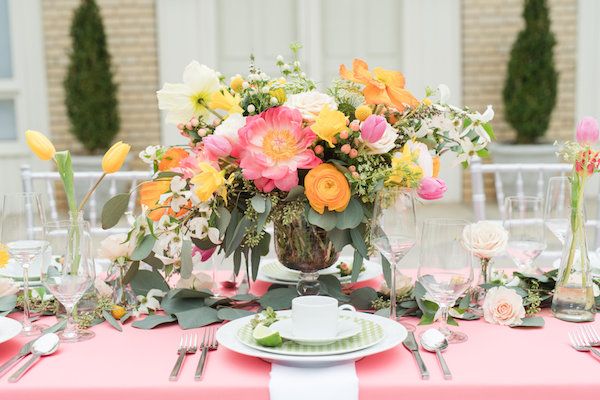  Citrus Inspired Bridal Brunch with Mimosas