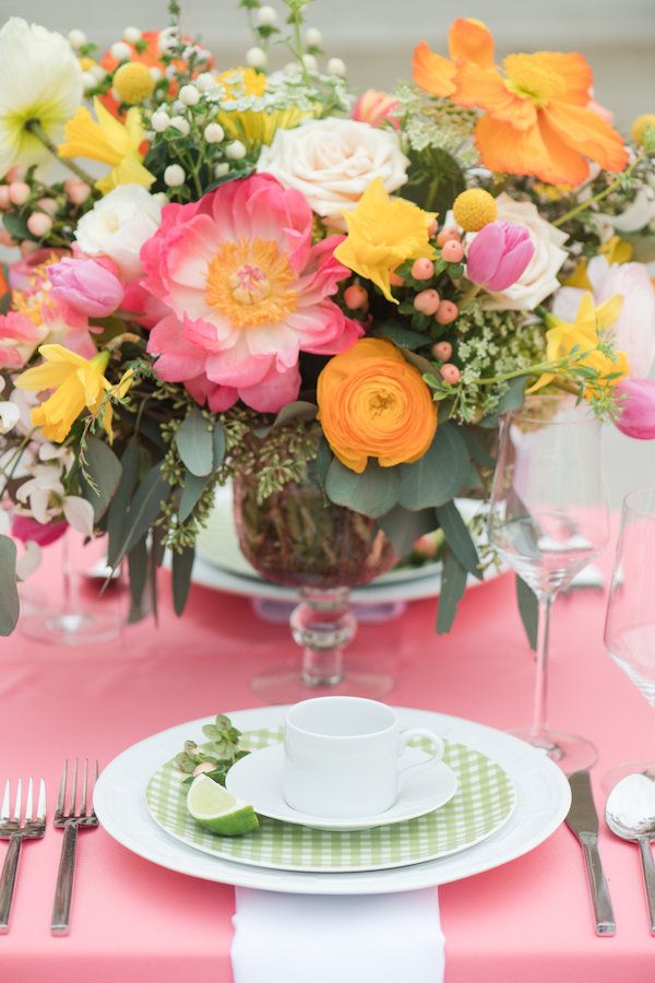  Citrus Inspired Bridal Brunch with Mimosas