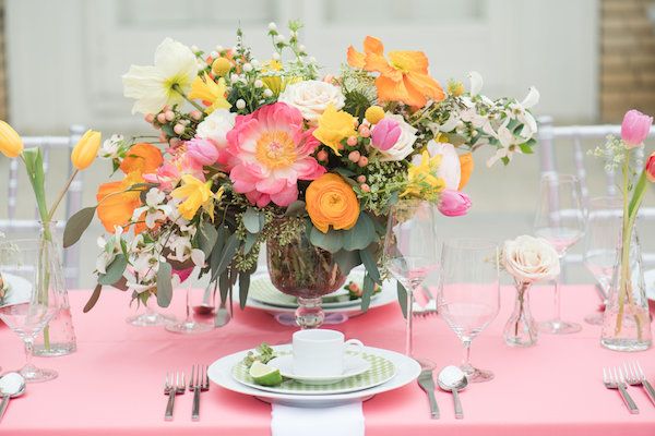  Citrus Inspired Bridal Brunch with Mimosas