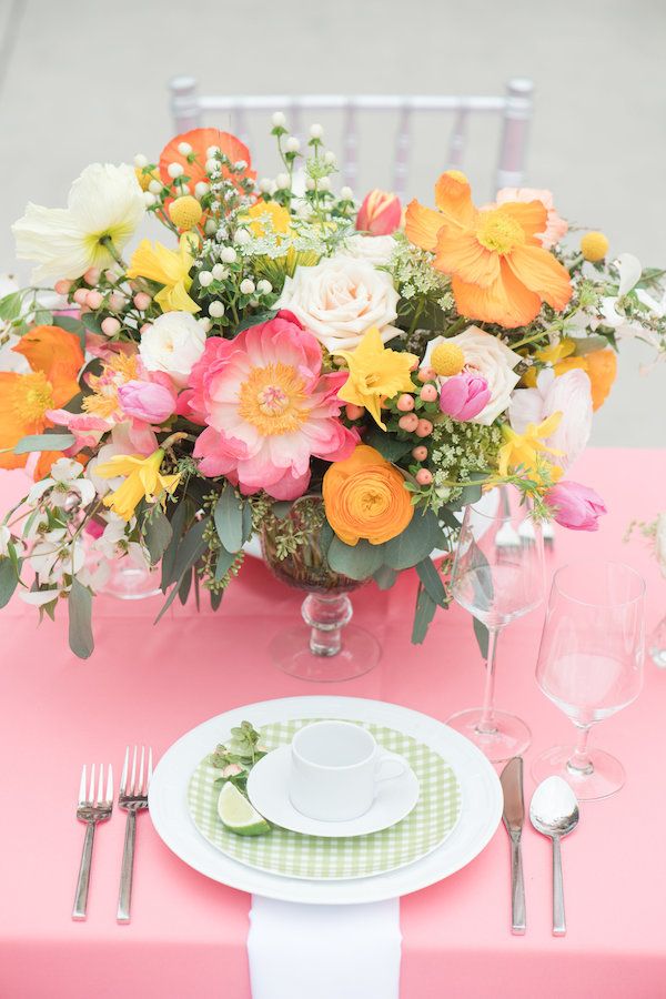  Citrus Inspired Bridal Brunch with Mimosas