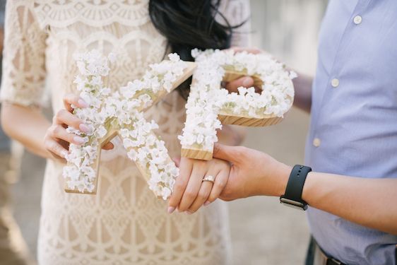  Lovely Lavender Engagement Session - Carissa Woo Photography, Florals and Styling by Chloe and Mint