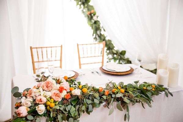  Sweet Citrus + Modern Event Design 