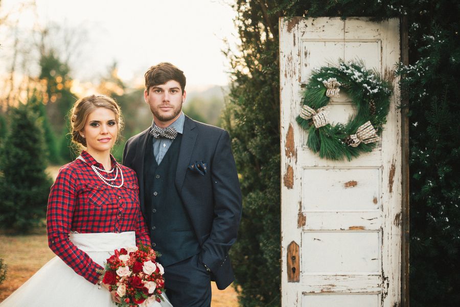 Christmas Tree Farm Inspiration Shoot - www.theperfectpalette.com - Designed by The Bride Link + Custom Love Gifts - JoPhoto