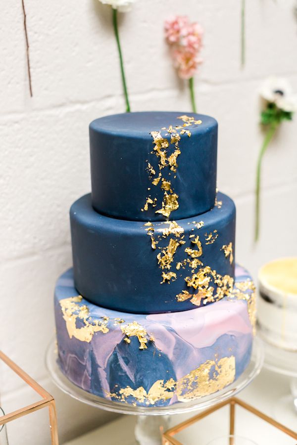  Abstract Navy & Dusty Rose Bridal Shower